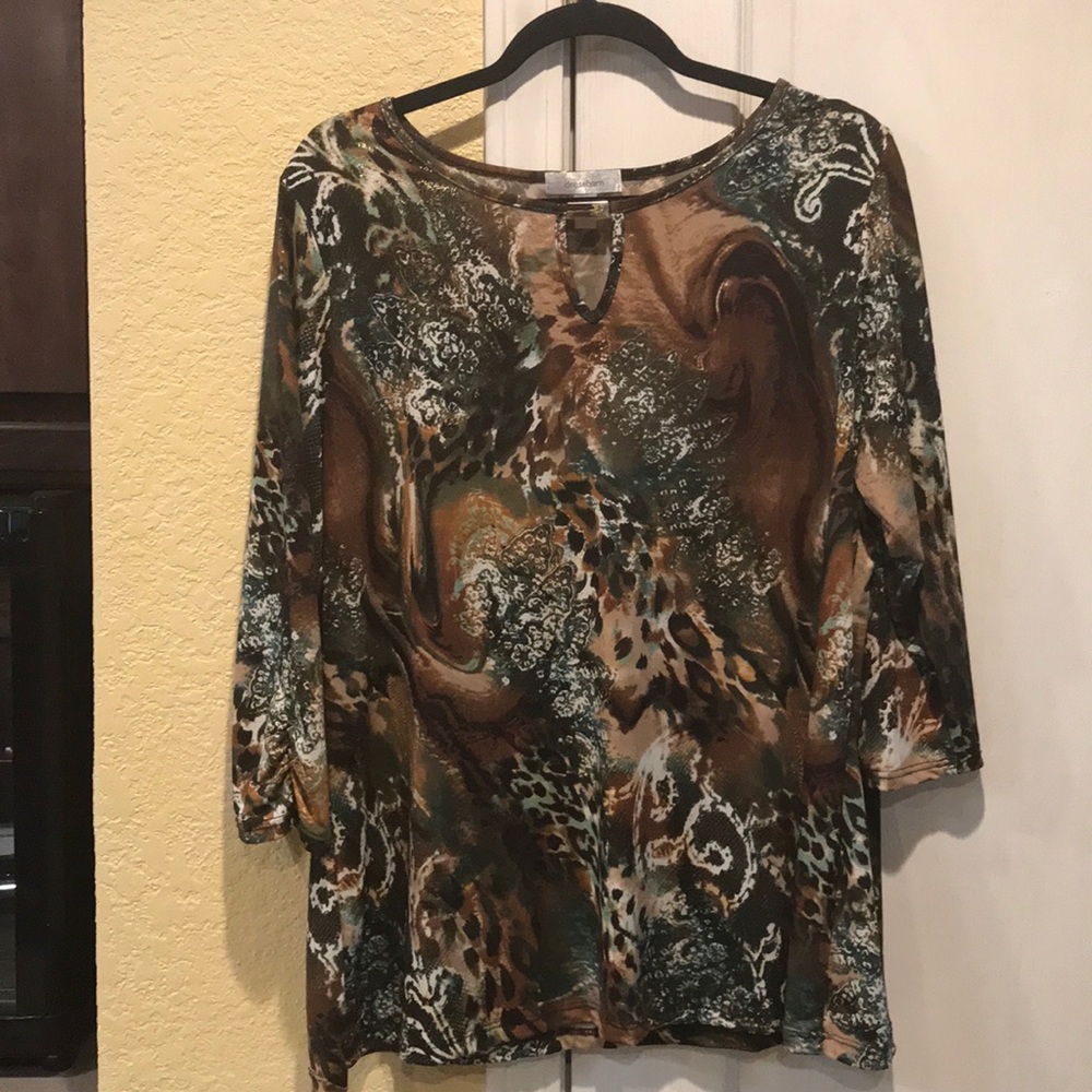 dressbarn print top
